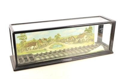 Lot 885 - Scratch built display case and track