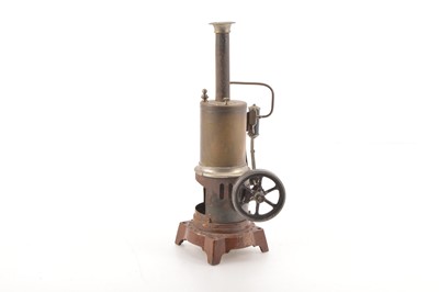 Lot 895 - An early single-cylinder Vertical live Steam Engine