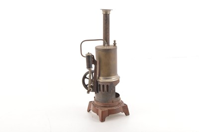 Lot 895 - An early single-cylinder Vertical live Steam Engine