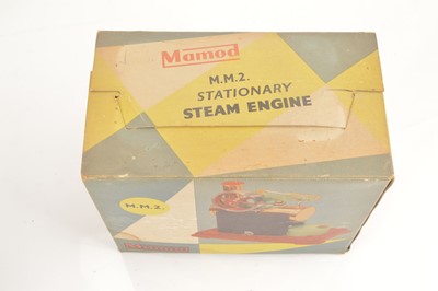 Lot 908 - Mamod 'overtype' MM1 and MM2 Steam Engines and Accessories