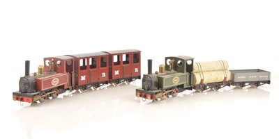 Lot 910 - Unboxed Mamod Steam Railway 0 Gauge Locomotives and Stock (6)