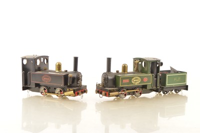 Lot 915 - Unboxed modified Mamod Steam Railway 0 Gauge Locomotives (2)