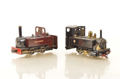 Lot 918 - Modified Mamod/MSS Steam Railway 0 Gauge Locomotives (2)