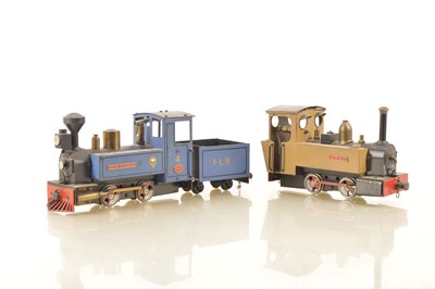 Lot 919 - Two Mamod-based 0 Gauge 0-4-0 live steam Locomotives (3)