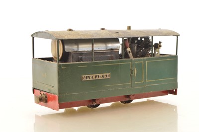 Lot 923 - A decidedly 'home-made' live steam spirit-fired 0 Gauge 0-4-0 'Tram' Locomotive