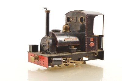 Lot 926 - A live steam gas-fired 0 Gauge model of Peckett 0-4-0ST 'Black Tess'