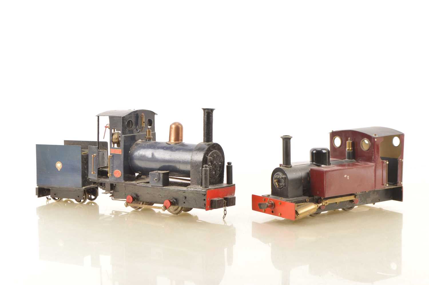 Lot 931 - Two 'home-built' live steam 0 Gauge 0-4-0 Locomotives