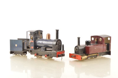 Lot 931 - Two 'home-built' live steam 0 Gauge 0-4-0 Locomotives