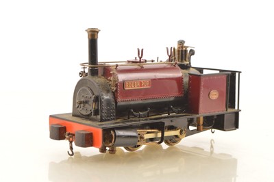 Lot 933 - A live steam gas-fired 0 Gauge Penrhyn 'Quarry Hunslet' 0-4-0 ST Locomotive 'Rough Pup'