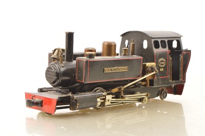 Lot 936 - A live steam gas-fired Gauge 0/1 (adjustable) Alco 2-6-2 Tank Locomotive 'Mountaineer' by Steamcraft UK