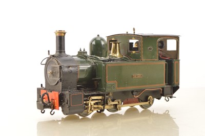 Lot 942 - A live steam gas-fired Gauge 0/1 (adjustable) 0-6-0 W & L Beyer Peacock tank Locomotive 'The Earl' by Pearse