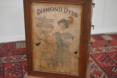 Lot 12 - An early 20th Century 'Diamond Dyes' haberdasher's chest