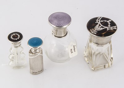 Lot 529 - Four Victorian and early 20th century scent bottles
