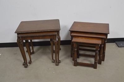 Lot 38 - Two 20th Century nests of tables