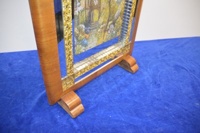 Lot 83 - An Art Deco period mirrored fire screen