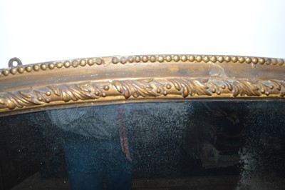 Lot 101 - A large Victorian overmantle mirror