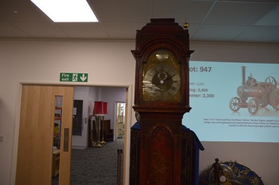 Lot 111 - An early 20th century Chinoiserie long case clock