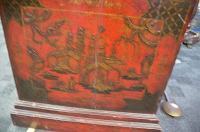 Lot 111 - An early 20th century Chinoiserie long case clock
