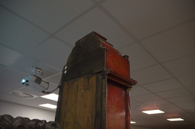 Lot 111 - An early 20th century Chinoiserie long case clock