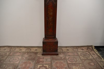 Lot 111 - An early 20th century Chinoiserie long case clock