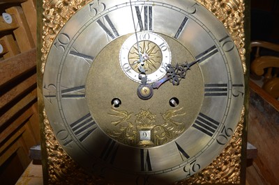 Lot 111 - An early 20th century Chinoiserie long case clock