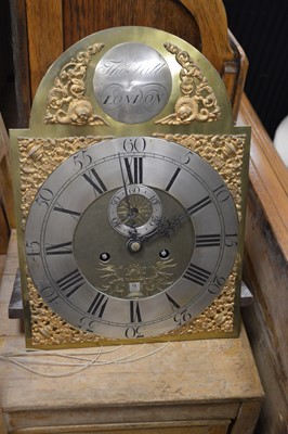 Lot 111 - An early 20th century Chinoiserie long case clock