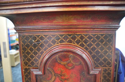 Lot 111 - An early 20th century Chinoiserie long case clock