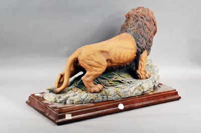 Lot 537 - A Limited Edition Aynsley porcelain model 'The Lion' circa 1977