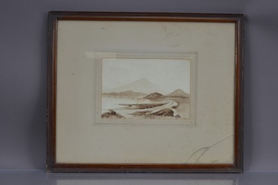 Lot 148 - Sir David Murray RA (1849-1933) "A coastal Landscape with mountains"