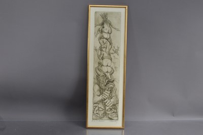 Lot 170 - Marcel Chirnoaga (Romanian 1930-2008) "Grotesque etching"