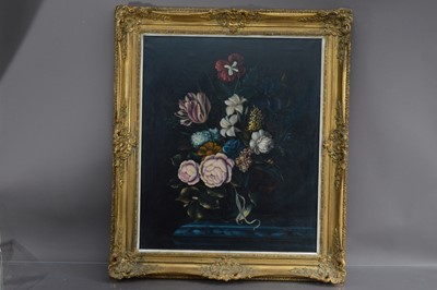 Lot 173 - Attributed to Vernon Ward (British 1905-1985) "Still Life With Flowers"