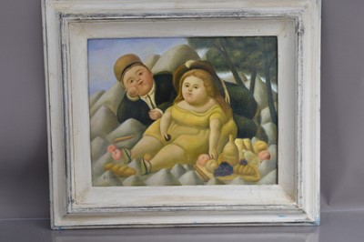 Lot 181 - After Fernando Botero "Picnic in the Mountains"