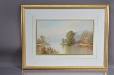 Lot 189 - John Shapland (1865-1929) "A River Scene"