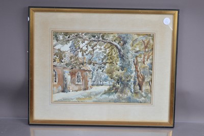 Lot 212 - William Gaunt (1900-1980) "Hartley Maudit Church, Hampshire"