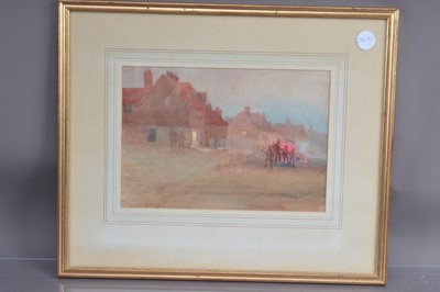 Lot 216 - Sylvia Drew (British XXth Century) "The Bonfire"