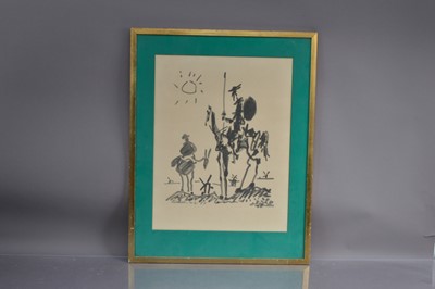 Lot 231 - After Pablo Picasso (1881-1973) "Don Quixote and Sanch Panza"