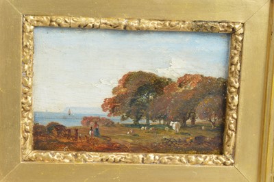 Lot 235 - English School 19th Century "Coastal Landscape"