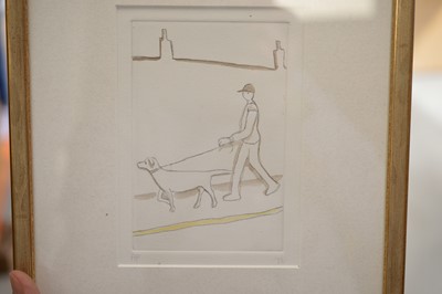 Lot 269 - Tessa Newcomb (British b 1955) "Dog Walker"