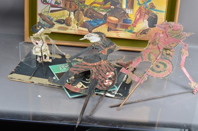Lot 273 - Nik Zainal Abidin (Nik Mohamed Salleh) (Malaysian 1933-1993) "Wayang kulit and gamelan" (Shadow Puppets and band)