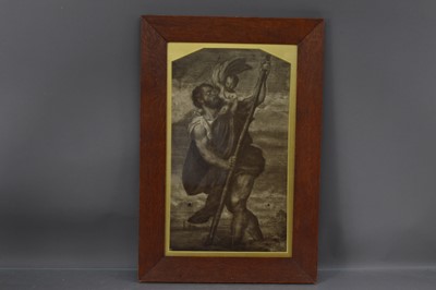 Lot 279 - A late 19th-Early 20th Century Oak Framed photogravure