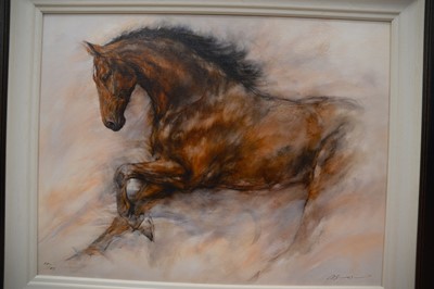 Lot 287 - Gary Benfield (British b 1965) "Galloping Horse"