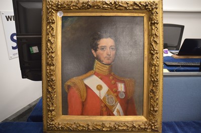 Lot 296 - A 19th Century British School portrait of an army officer