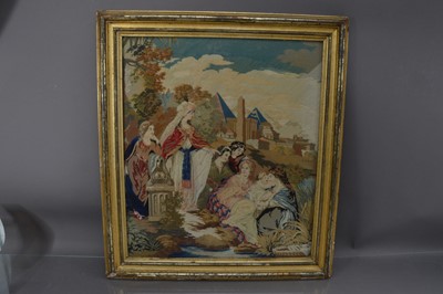 Lot 298 - A fine 19th Century 'Berlin Work' wool embroidery picture