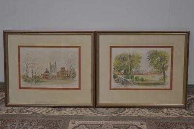 Lot 309 - Sir Hugh Casson CH KCVO PRA (British 1910-1999) two limited edition prints of "Eton College"