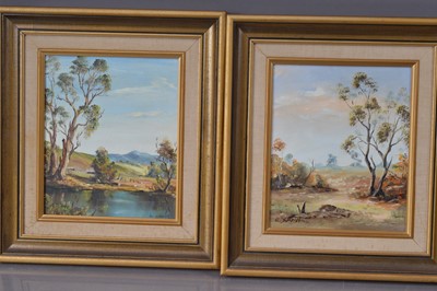 Lot 313 - A pair of Australian paintings by Ernst Sampt (Australian b 1931)