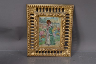 Lot 316 - A Victorian oil on board in gilt frame