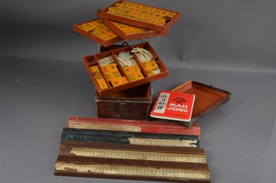 Lot 355 - An early 20th Century Chinese mahjong set