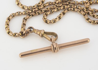 Lot 53 - A 9c marked guard chain