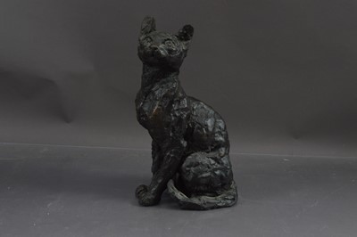 Lot 420 - Rosemary Cook (British b 1952) "Burmese Cat"