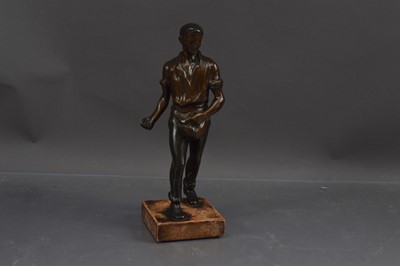 Lot 422 - An Early 20th Century patinated bronze statuette "The Sower"